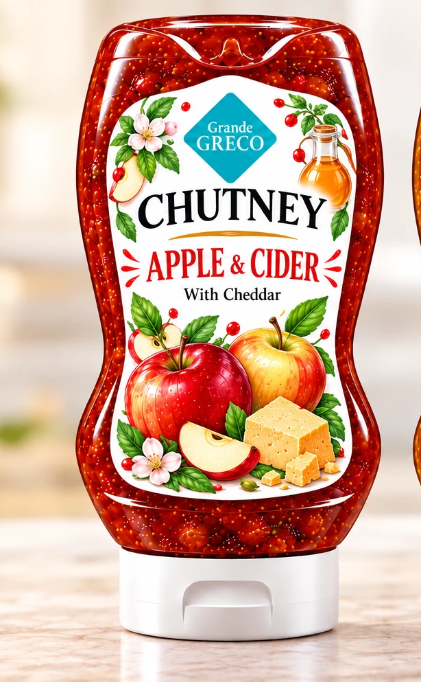 Chutney μήλου και cider Grande Greco
